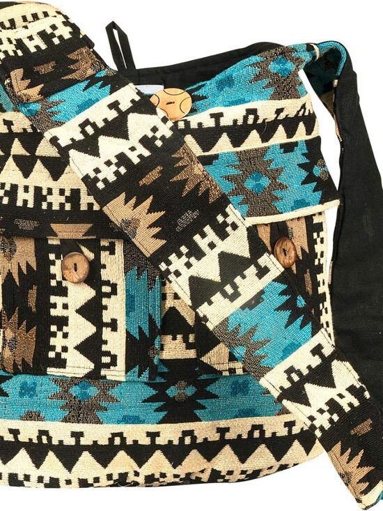 Other - Tribe Azure Large Quilted Hobo Shoulder Bag Crossbody Sling Beach Travel